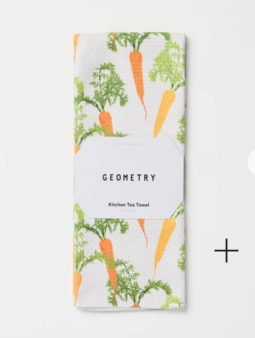 Geometry Happy Carrots Tea Towel- 18" x 30"